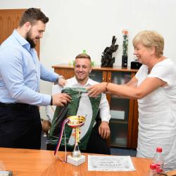 David Popovič u hejtmanky Ivany Stráské