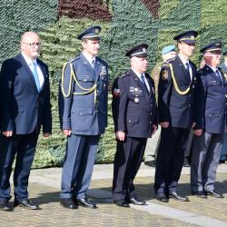 Hejtmanka Stráská během připomenutí 101. výročí vzniku ČSR a 15 let roty aktivních záloh.