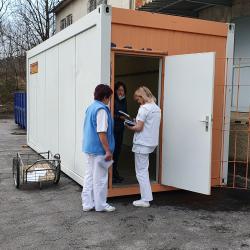 Ve Strakonicích dnes zahájilo provoz odběrové místo ke zjišťování koronavirové infekce, následovat budou další 