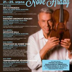 Osobní pozvánku na hudební festival Jihočeské Nové Hrady přinesl hejtmance Ivaně Stráské jeden z našich nejvýznamnějších houslistů Jaroslav Svěcený. Během rozhovoru jí ukázal i jedny ze vzácných houslí, které návštěvníci na festivalu uvidí a uslyší.