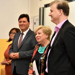 Hejtmanka Stráská zahájila školní rok na budějovické zdravotnické škole. Poděkovala zdravotníkům i studentům za nasazení při pandemii koronaviru.