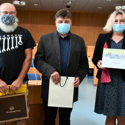 Krajské kolo Jihočeského kraje Zlatý erb 2020. Kategorie města: druhé místo: Trhové Sviny