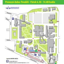 Nemocnice České Budějovice přesouvá odběrné místo k vyšetření na koronavirovou infekci - mapa.