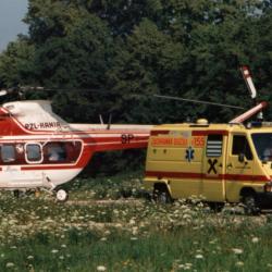 1997 - PLZ Kania, na heliportu nemocnice ČB
