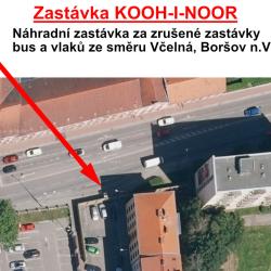 Zastávka KOOH-I-NOOR