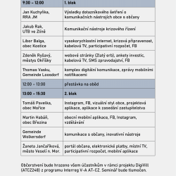 Pozvánka na workshop: Komunikační nástroje obce.