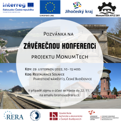 MonumTech - závěrečná konference projektu .