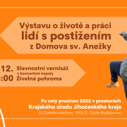Domov sv. Anežky uspořádal v budově krajského úřadu prodejní výstavu.
