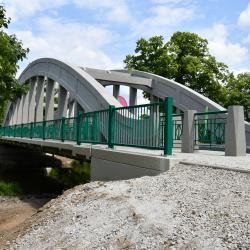 Velký most přes Blanici ve Vodňanech opět slouží veřejnosti.