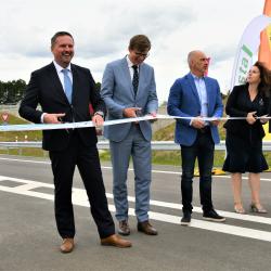 Jižní tangenta byla dnes dokončena a uvedena do provozu.
