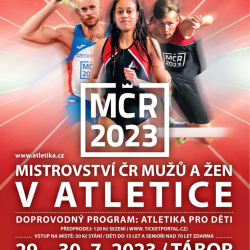 Tábor bude hostit Mistrovství České republiky mužů a žen v atletice 