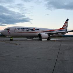 Letiště České Budějovice zahájilo provoz.