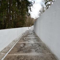 Vltavská cyklostezka v úseku Loučovice-Vyšší Brod.