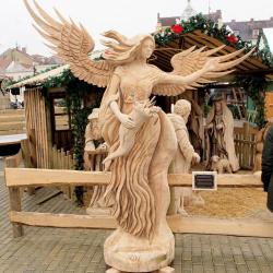 Českobudějovický advent. Anděl hojnosti Ludmila.
