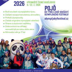 Přidej se do týmu dobrovolníků na Olympijském festivalu 2026 v Českých Budějovicích!