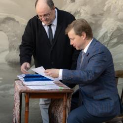 Slavnostní podpis smluv o převodu provozu Musea Fotoateliér Seidel pod Regionální muzeum v Českém Krumlově.