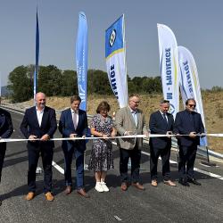 Ředitelství silnic a dálnic otevřelo přivaděč z dálnice D3 na Český Krumlov. 