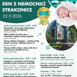Preventivní vyšetření, konzultace s odborníky, prohlídka porodnice, běh s profesorem Pirkem a jeho přednáška o životosprávě a dlouhověkosti. To vše nabídne Nemocnice Strakonice veřejnosti v úterý 22. září 2026.