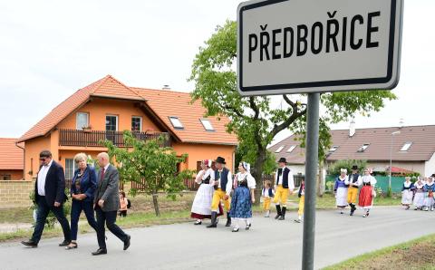 Hejtmanka Ivana Stráská v Předbořicích