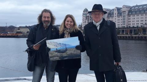 S ředitelkou Institutu Thora Heyerdahla Beate Bjørge. Zdroj: Studio Kubinsky.