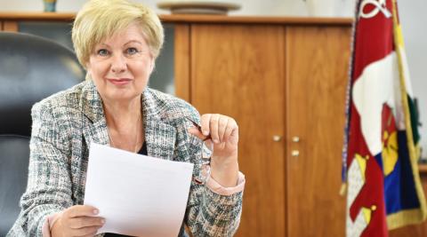 Hejtmanka Jihočeského kraje Ivana Stráská