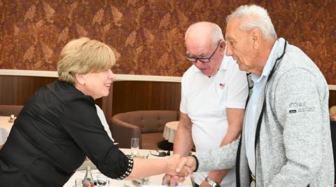 Hejtmanka Stráská poděkovala v Třeboni jihočeským olympionikům.