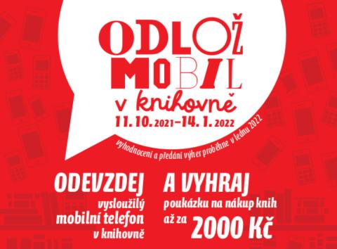 Soutěž "Odlož mobil v knihovně".