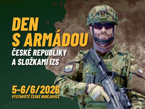 Výstaviště České Budějovice bude ve dnech 5. a 6. června 2026 hostit akci „Den s Armádou České republiky a složkami integrovaného záchranného systému“. Návštěvníky čekají dva dny plné dynamických ukázek, vojenské techniky, prezentací bezpečnostních složek i doprovodného programu pro veřejnost.