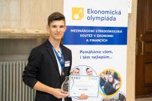 Septimán Jan Kouba obsadil 3. místo v národním kole Ekonomické olympiády v Praze.