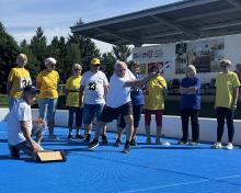 Radost z pohybu a zdravé soupeření ovládly 12. Sportovní hry seniorů.