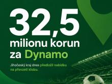 Jihočeský kraj dnes předložil finanční nabídku na převzetí Dynama