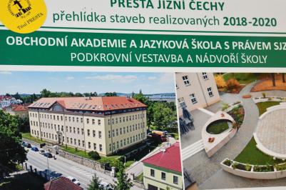 Krajský úřad Jihočeského kraje vystavuje fotografie vítězných staveb v soutěži PRESTA JIŽNÍ ČECHY
